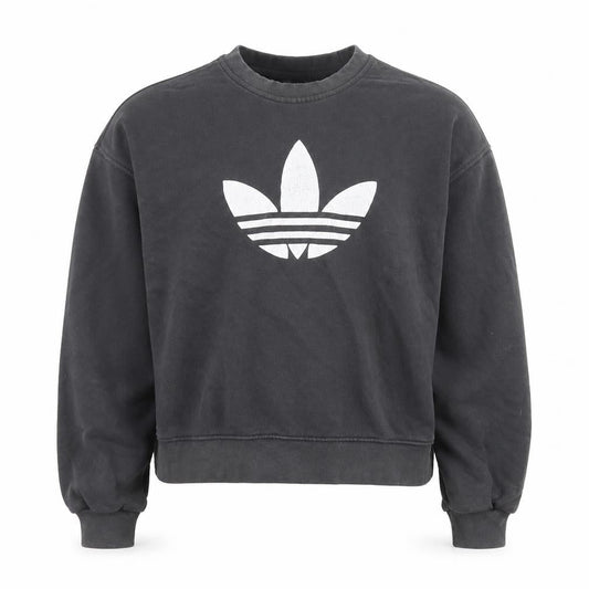 Adidas Men's Black Long Sleeve Crew Neck Sweatshirt Size 34