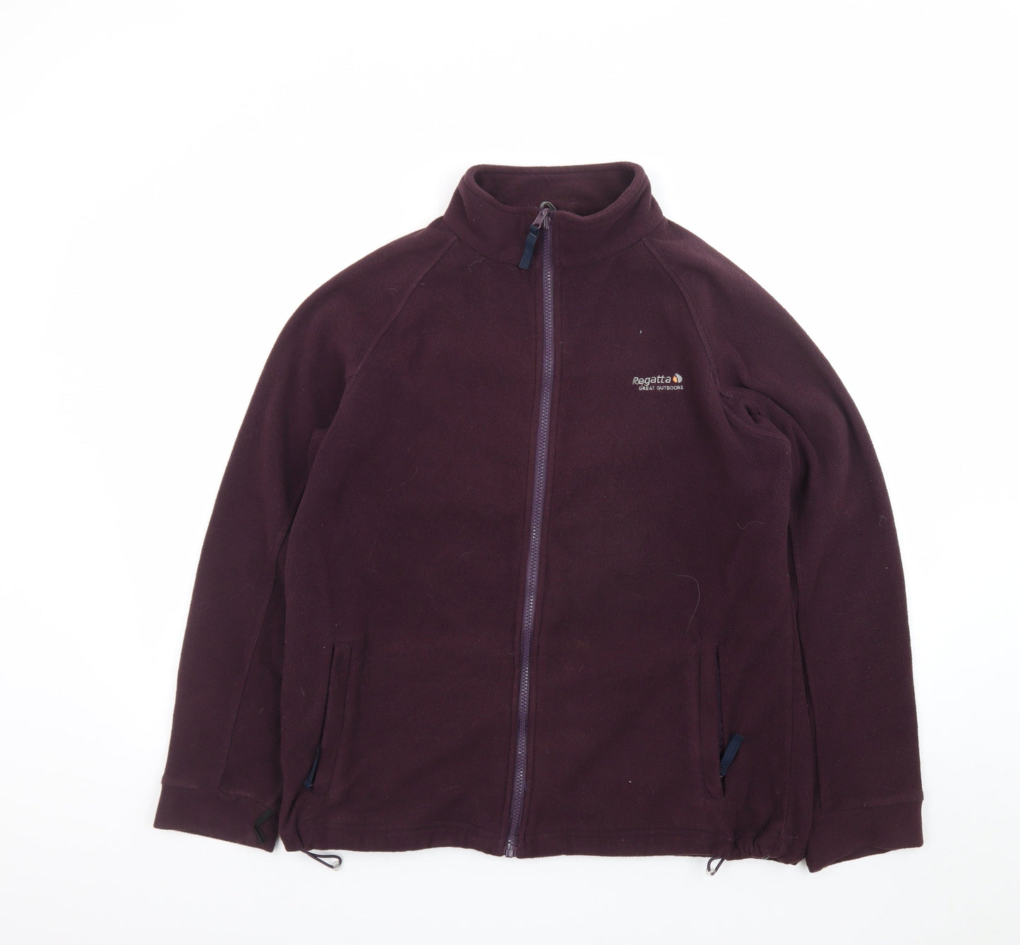 Regatta Women’s Purple Fleece Zip Jacket Size 16 Outdoor Full Zip
