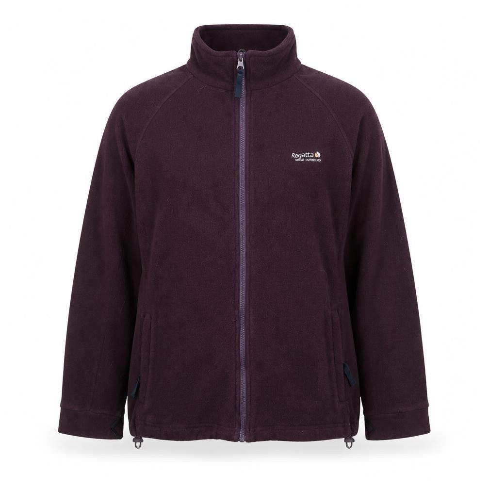 Regatta Women’s Purple Fleece Zip Jacket Size 16 Outdoor Full Zip
