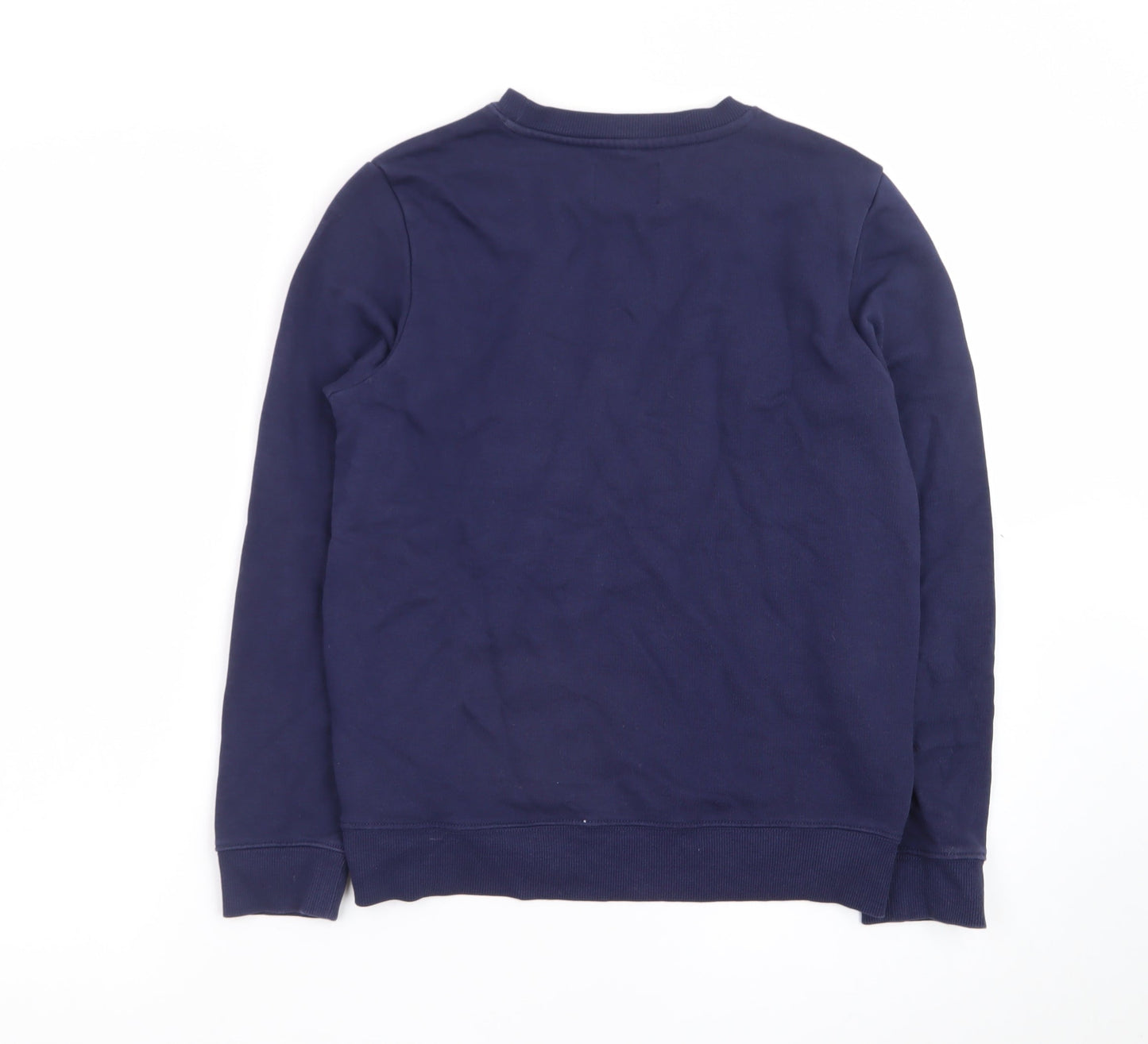 Calvin Klein Jeans Boys Blue Logo Pullover Sweatshirt Size 12 Years