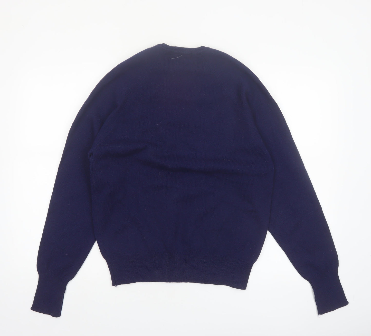 Peter Storm Men’s Blue Wool V-Neck Pullover Jumper M