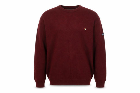 Palmer Mens Red Wool XL Crew Neck Pullover Jumper