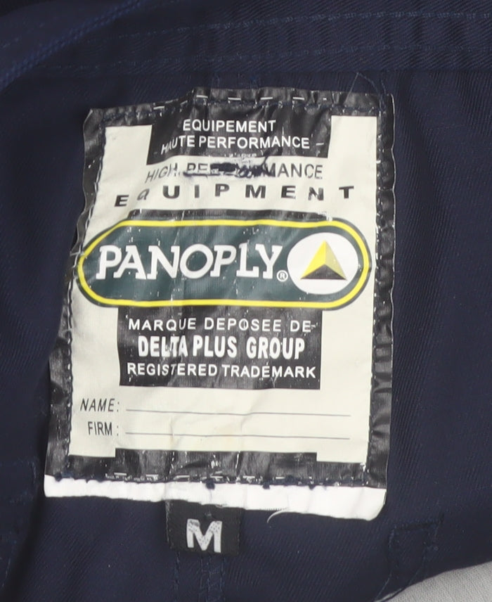 Panoply Men Blue Cargo Workwear Trousers Size M Cotton Blend