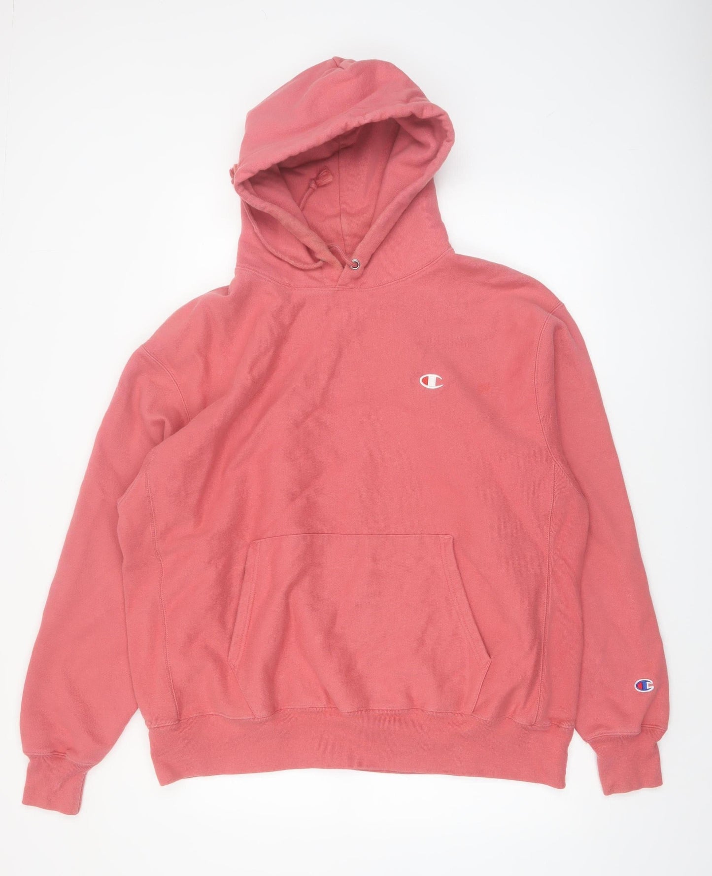 Champion Men's Pink Reverse Weave Pullover Hoodie XL