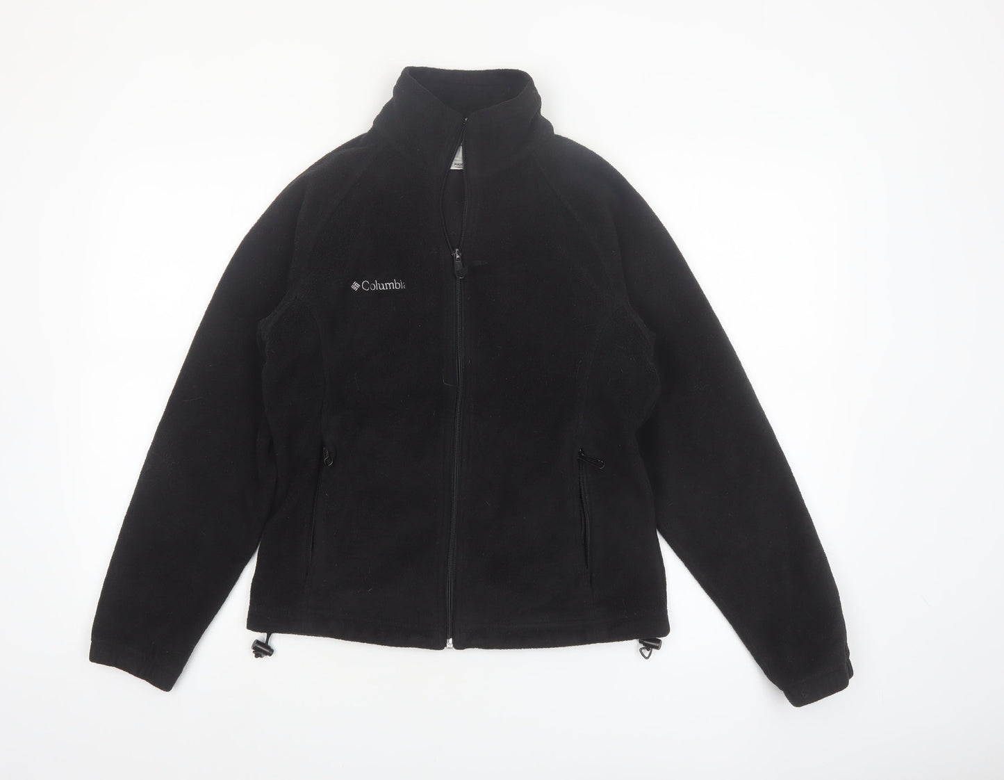 Columbia Women's Black Fleece Full Zip Jacket M Regular Outdoor
