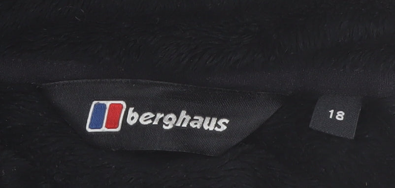 Berghaus Women's Black Size 18 Fleece Full Zip Outdoor Jacket