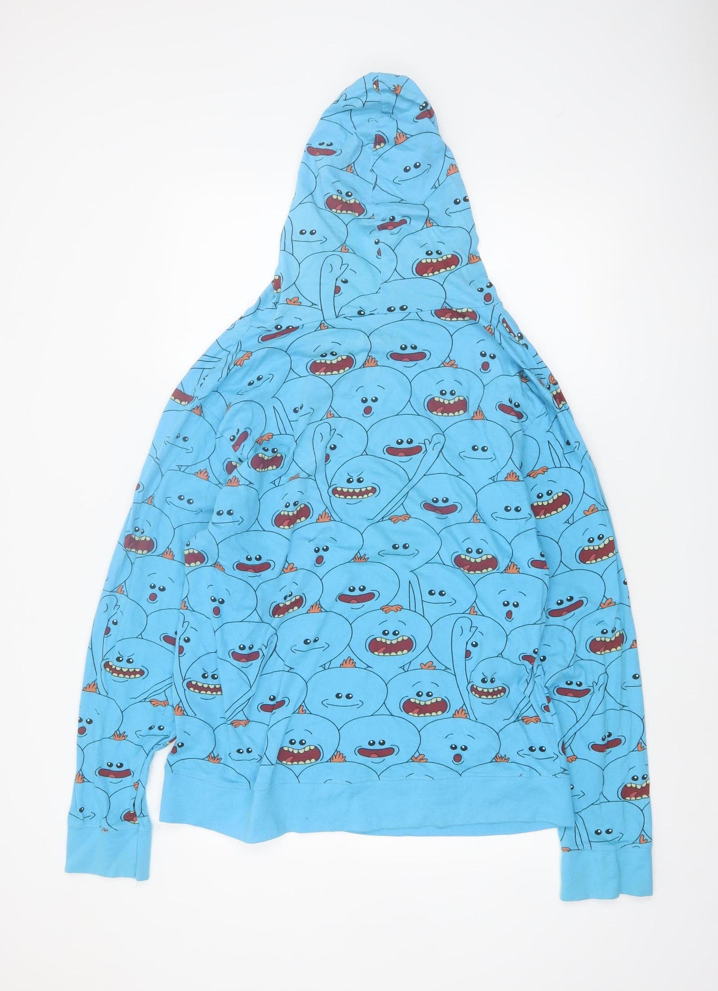 Lootwear Rick and Morty Blue Men's Pullover Hoodie Medium