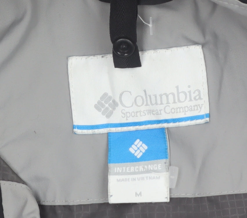 Columbia Men's Black M Interchange 3-in-1 Waterproof Jacket
