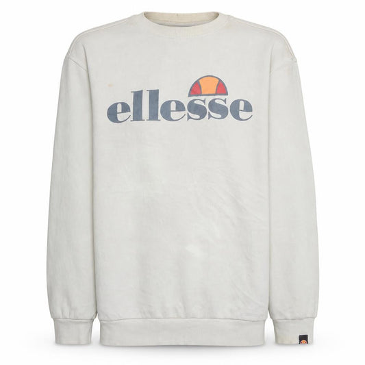 Ellesse Men's White Cotton Blend Pullover Sweatshirt M