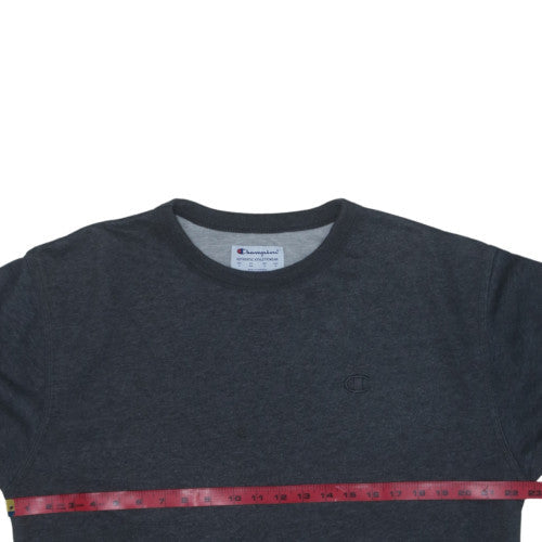 Champion Mens Grey Crew Neck Pullover Sweatshirt Size M