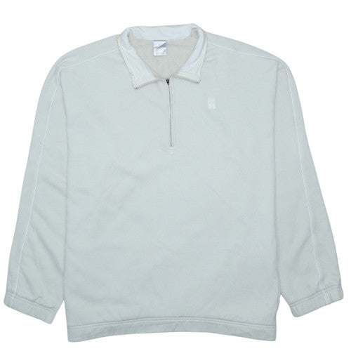 Nike Men’s Grey XL 1/4 Zip Fleece Sweatshirt Pullover
