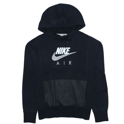 Nike Men's Black Pullover Hoodie Small Fleece Logo Sportswear