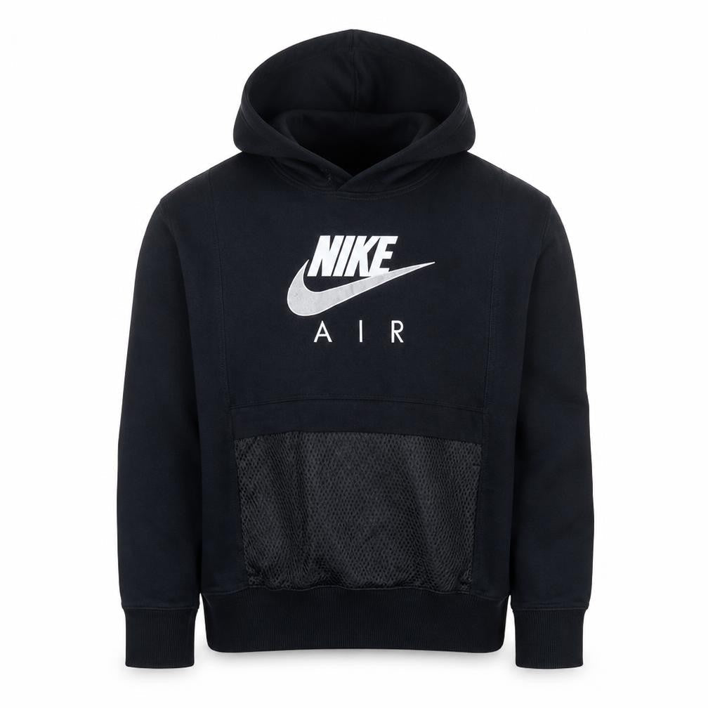 Nike Men's Black Pullover Hoodie Small Fleece Logo Sportswear