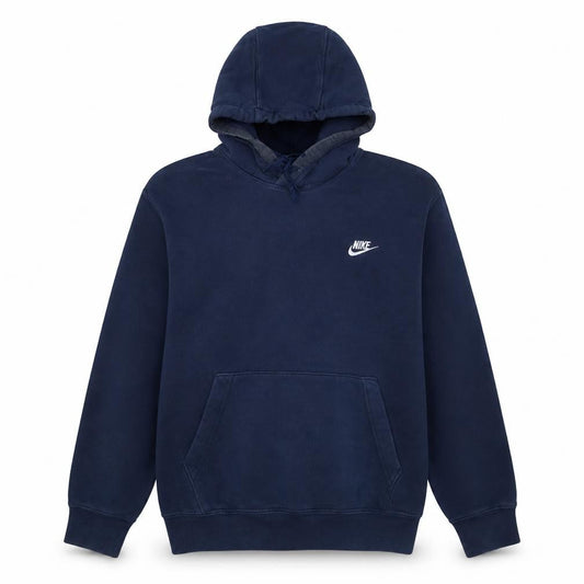 Nike Men's Blue Pullover Hoodie Fleece L Regular Fit Sportswear