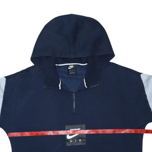 Nike Men's Blue XL 1/2 Zip Hoodie Fleece Sweatshirt