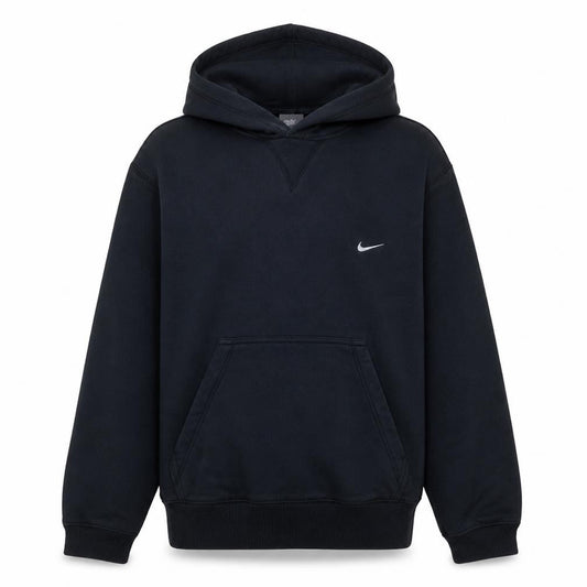 Nike Men's Black Pullover Hoodie M Regular Fit Fleece Sportswear
