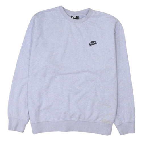 Nike Mens Grey XL Pullover Crew Neck Fleece Sweatshirt