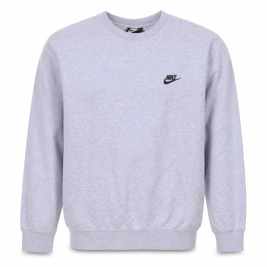 Nike Mens Grey XL Pullover Crew Neck Fleece Sweatshirt