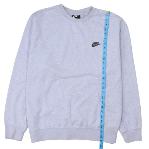 Nike Mens Grey XL Pullover Crew Neck Fleece Sweatshirt
