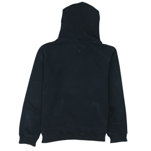 Hilfiger Denim Men's Blue Pullover Hoodie M Logo Fleece