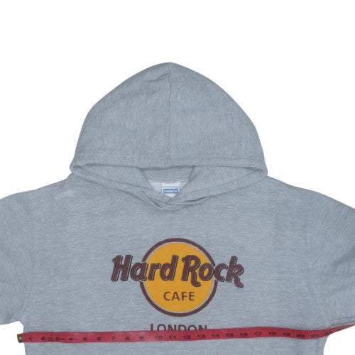 Famona Men's Grey Hard Rock Cafe London Pullover Hoodie L