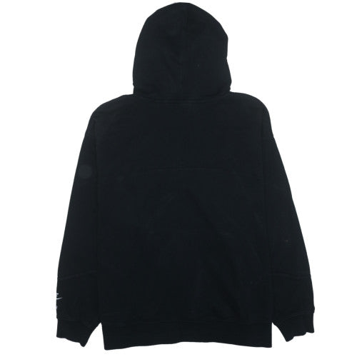 Nike Mens Black 2XL Pullover Hoodie Air Logo Fleece Sweatshirt