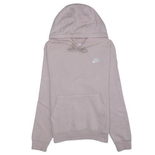 Nike Men's Beige Pullover Hoodie XS Fleece Logo Sportswear
