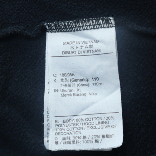 Nike Men's Blue Pullover Hoodie XL Brooklyn NBA Graphic Fleece Sweatshirt