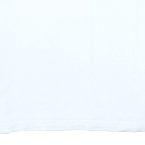 Nike Boys White XL Sports Logo Short Sleeve Cotton T-Shirt