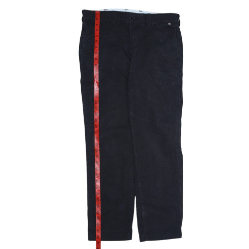 Dickies Men's Black Regular Fit Chino Trousers W33