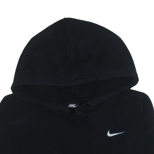 Nike Men's Black Pullover Hoodie L Regular Fit Fleece Sweatshirt