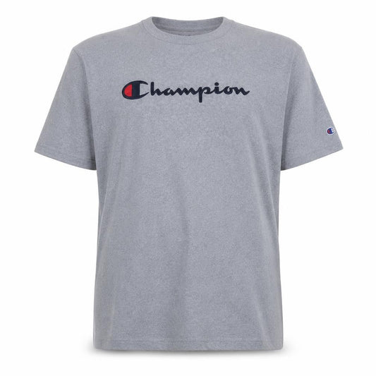 Champion Men's Grey 2XL Crew Neck Athletic Logo T-Shirt