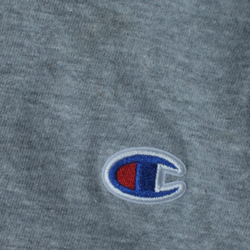 Champion Men's Grey 2XL Crew Neck Athletic Logo T-Shirt