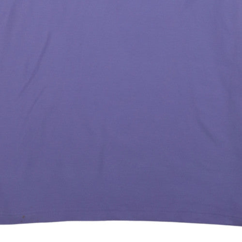 Chaps Men's Purple Cotton Short Sleeve Polo Shirt XL