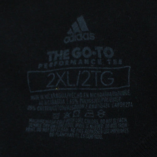 Adidas Men's Black 2XL Performance Graphic Short Sleeve T-Shirt