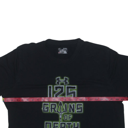 Under Armour Men's Black XL Graphic HeatGear T-Shirt