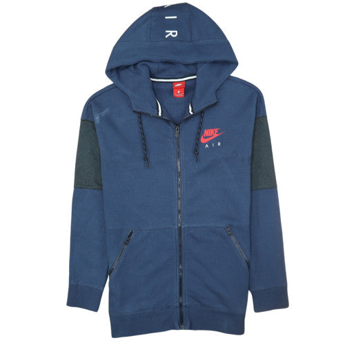 Nike Air Men’s Blue Full Zip Fleece Hoodie S Regular Fit