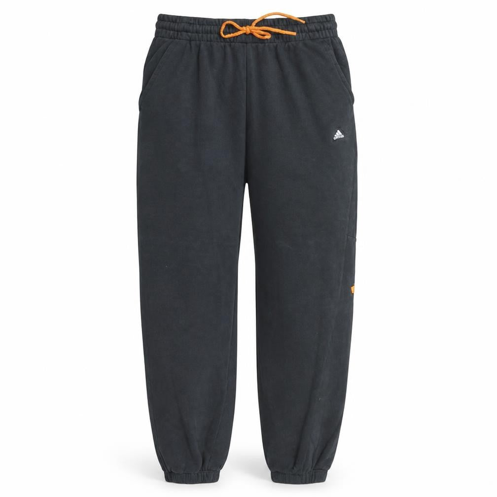 Adidas Men's Black Jogger Sweatpants M Regular Fit Fleece Activewear