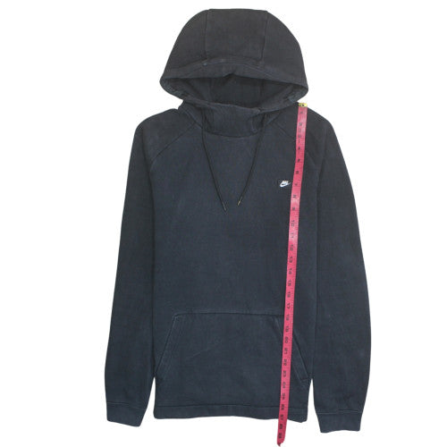 Nike Men's Black Pullover Hoodie L Fleece Regular Fit