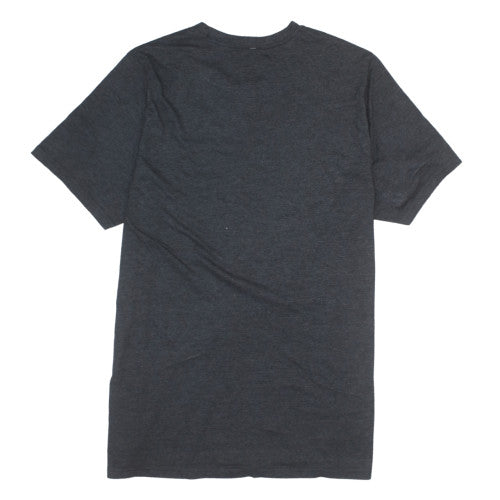 Adidas Men's Grey Short Sleeve Logo T-Shirt Medium
