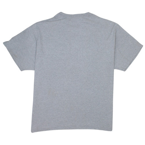 Champion Men's Grey Yeti Softball Graphic Athletic T-Shirt XL