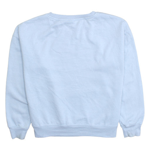 Disney Women Blue Stitch Sweatshirt Small UK 10/12 Pullover Graphic