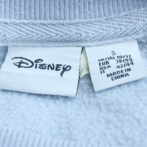 Disney Women Blue Stitch Sweatshirt Small UK 10/12 Pullover Graphic