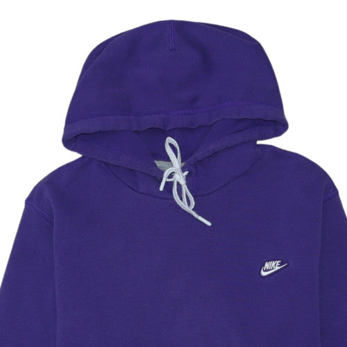 Nike Men’s Purple Pullover Fleece Hoodie Size L Regular Fit