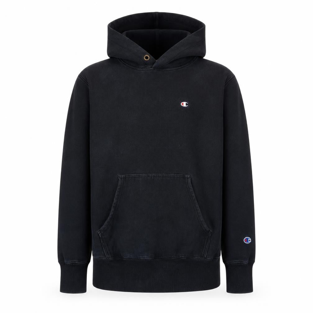 Champion Men's Black Reverse Weave Pullover Hoodie Size L
