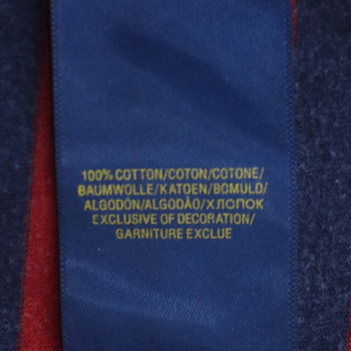 Polo Ralph Lauren Men's Red Blue Striped Long Sleeve Cotton Top XL