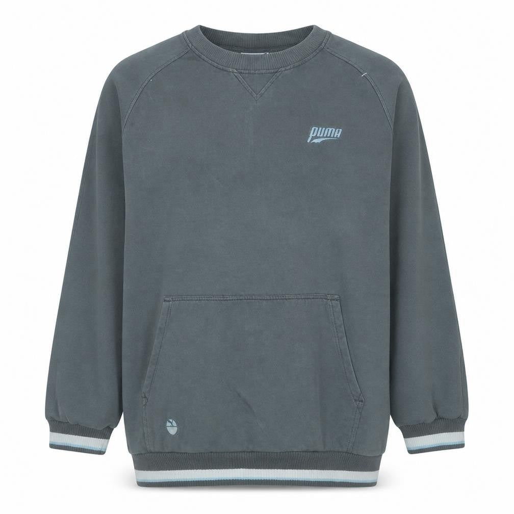 Puma Men's Grey 2XL Pullover Sweatshirt Crew Neck Sportswear