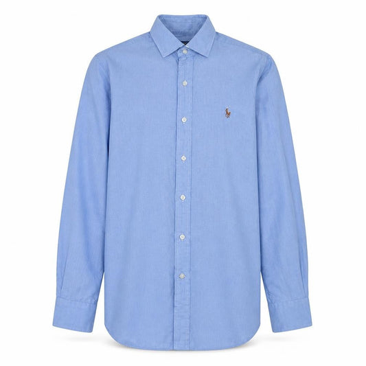 Polo Ralph Lauren Men’s Blue Slim Fit Long Sleeve Cotton Shirt 14.5 37