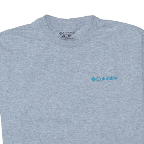 Columbia Men's Grey Rocky Mountains Graphic T-Shirt Size L