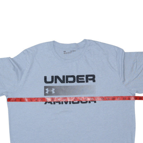 Under Armour Men's Grey XL Relaxed Fit Graphic Sports T-Shirt